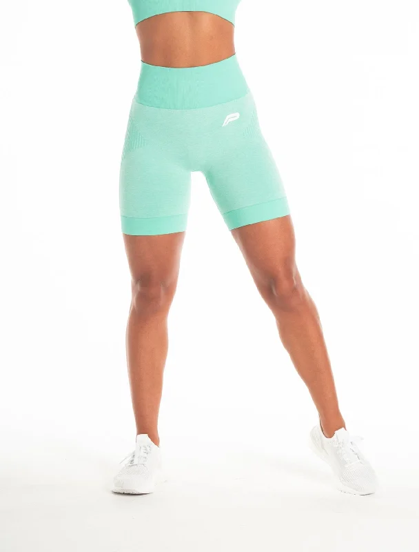 ADAPT Seamless Shorts - Aqua Teal