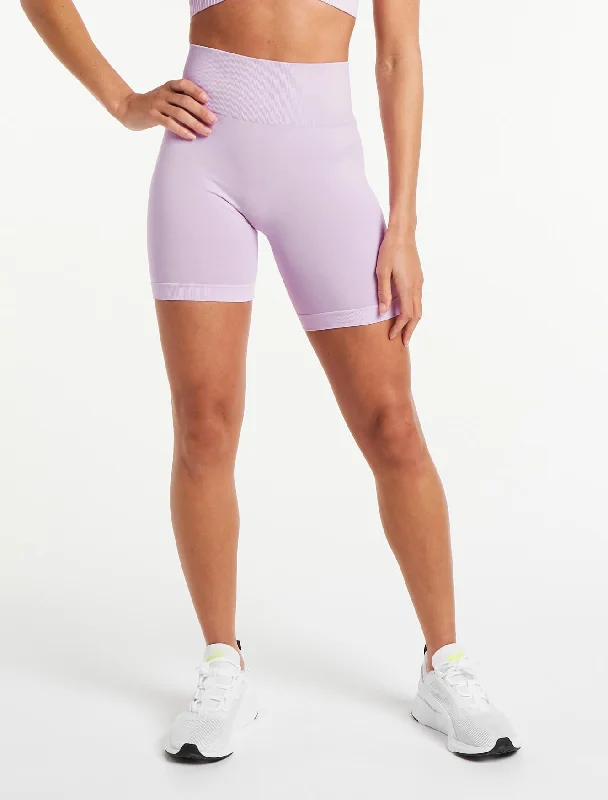 Afterglow Seamless Shorts - Lilac Mist