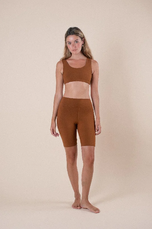 Asana Bike Shorts Cinnamon