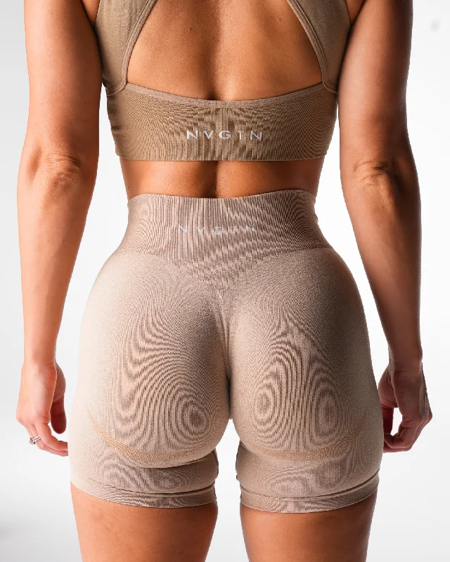 beige-mid-rise-contour-seamless-shorts