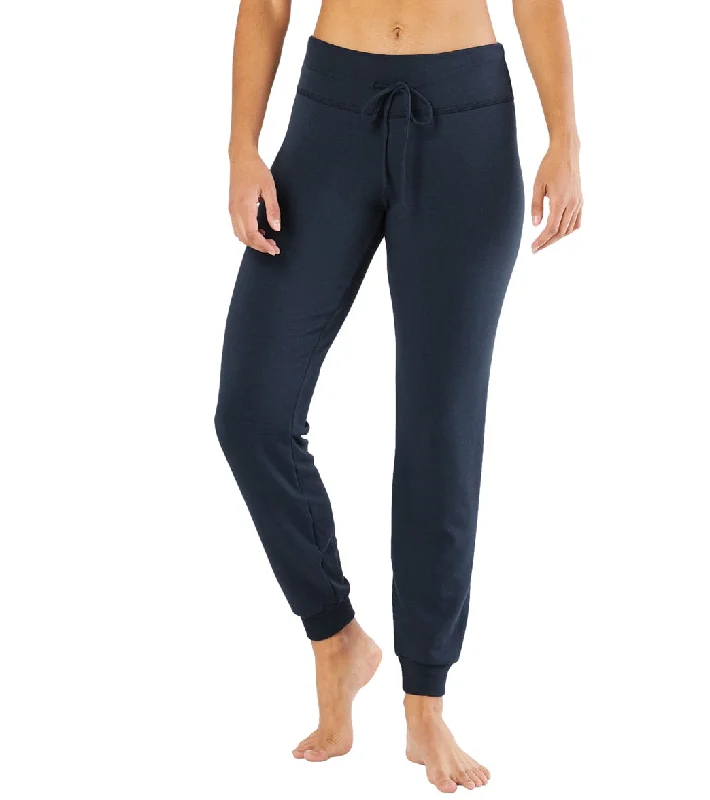 Beyond Yoga Cozy Fleece Lounge Around Midi Joggers Nocturnal Navy