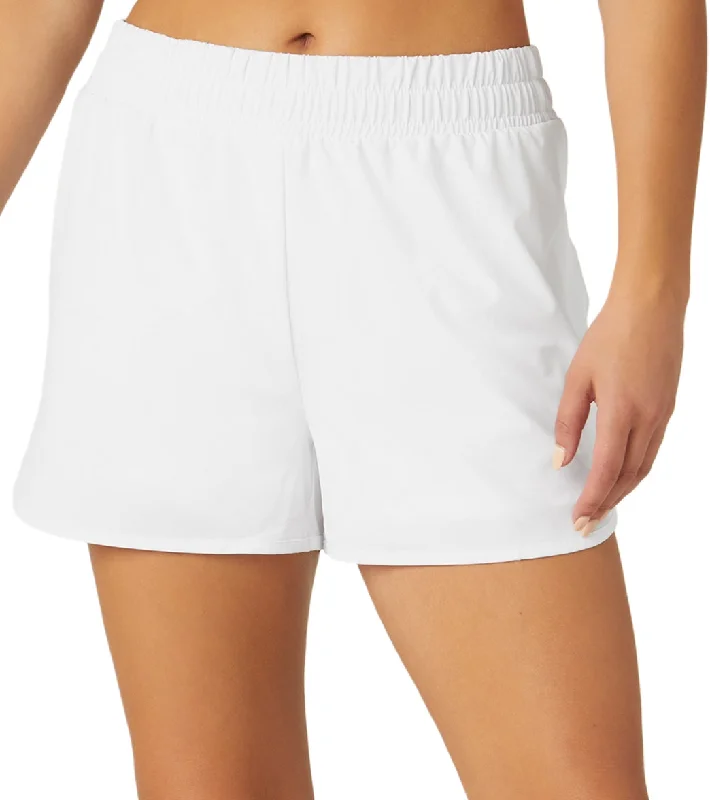 Beyond Yoga In Stride Lined Short True White