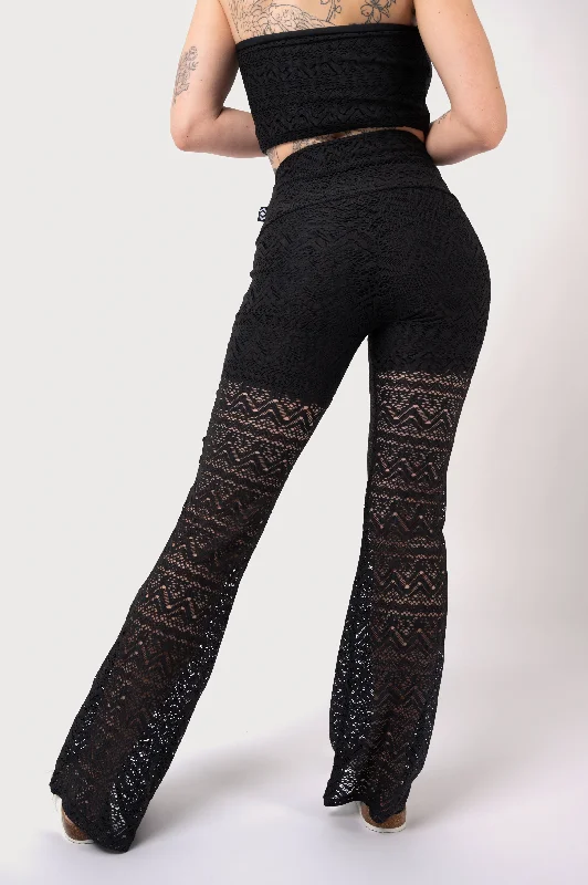 black-bohemian-lace-high-waisted-bootleg-pants