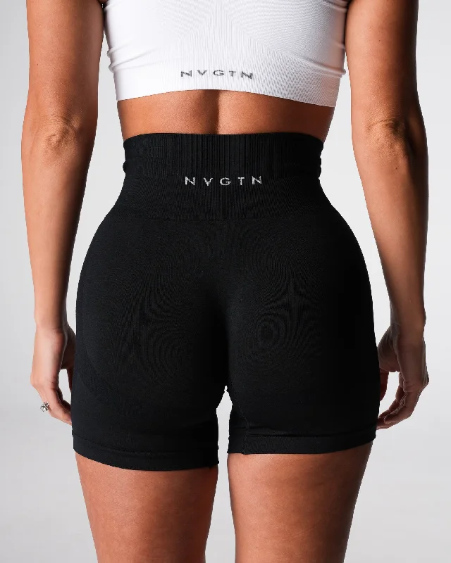 black-performance-seamless-shorts