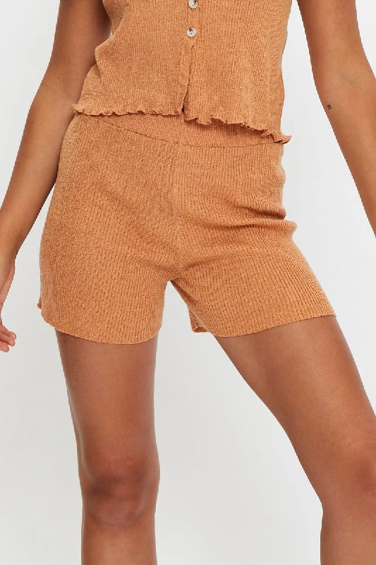 brown-knit-shorts-lg14121tps-80