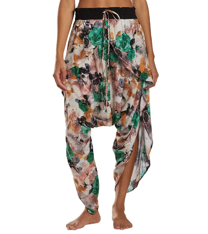 Buddha Pants Flap Harem Pants Green Kira