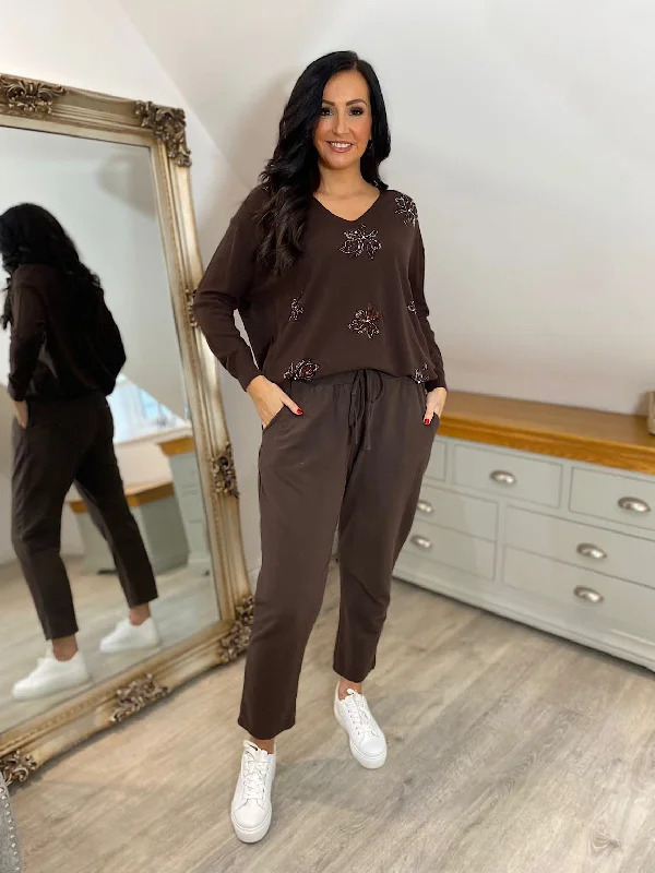 Chocolate Essential Joggers Stella