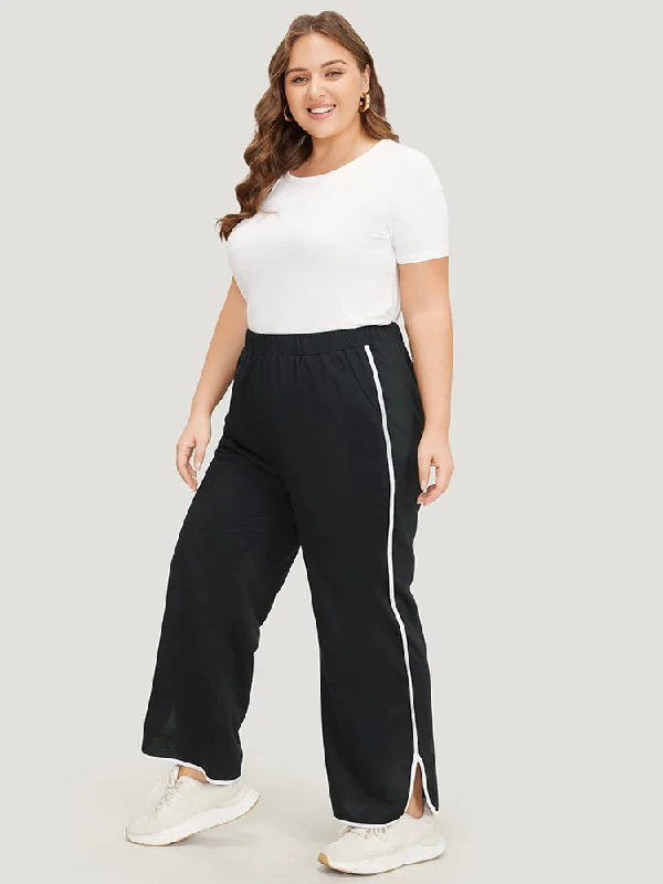 contrast-pocket-seam-detail-split-hem-sweatpants