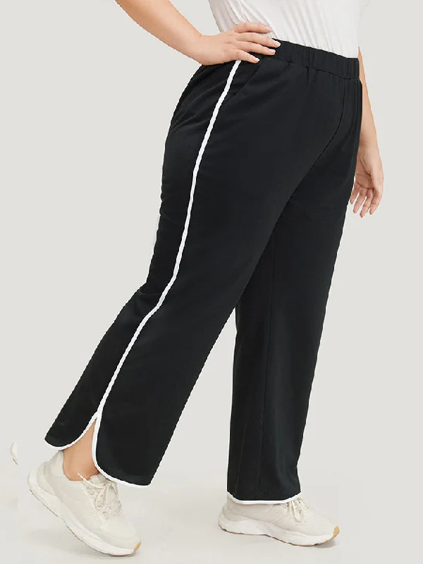 contrast-pocket-seam-detail-split-hem-sweatpants