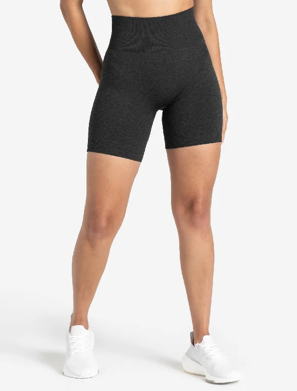 Core Seamless Shorts - Black Marl