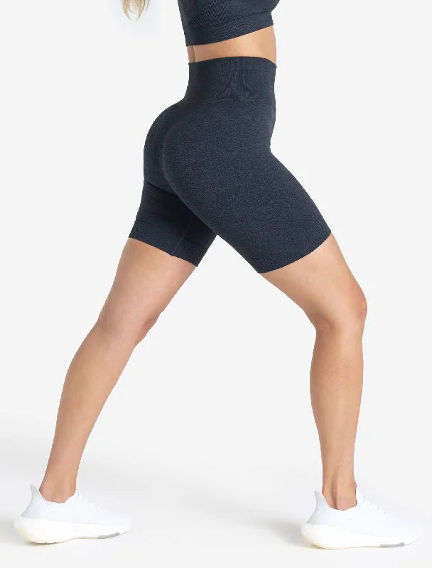 Core Seamless Shorts - Navy Marl