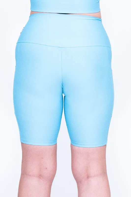 dusty-pale-blue-performance-panel-pocket-high-waisted-long-shorts