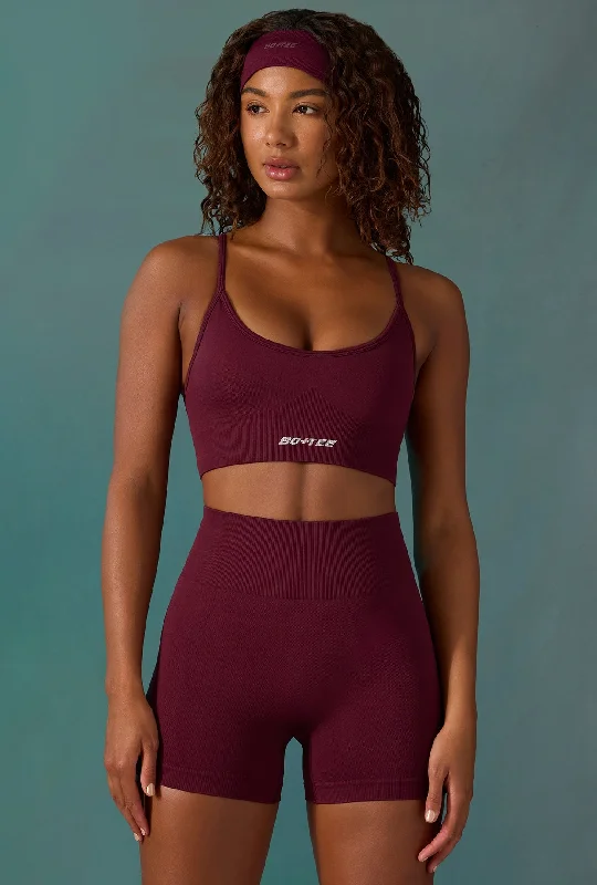 endurance-mini-shorts-plum