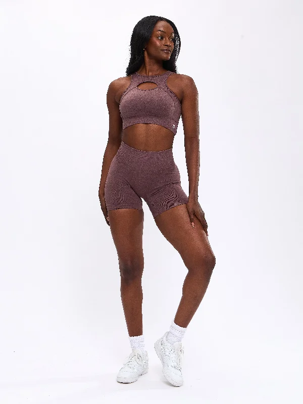 Form Seamless Short 5"" - Mocha Berry