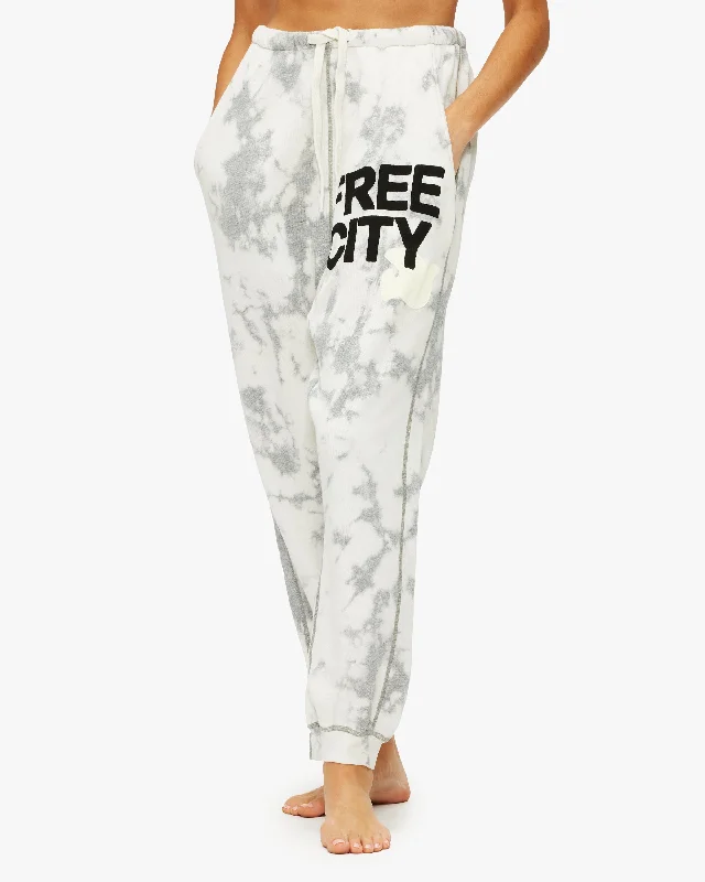 Free City Unisex Superbleachout Pocket Sweatpant