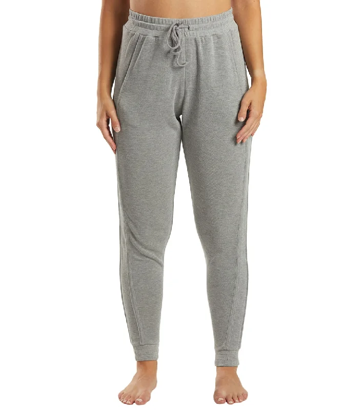 Free People Back Into It Sweatpant Joggers Heather Grey