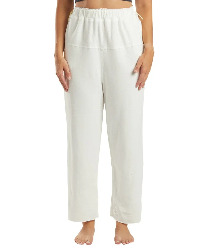 Free People Surfside Joggers White