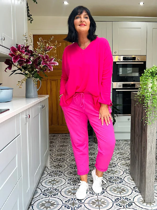 Fuchsia Essential Joggers Stella