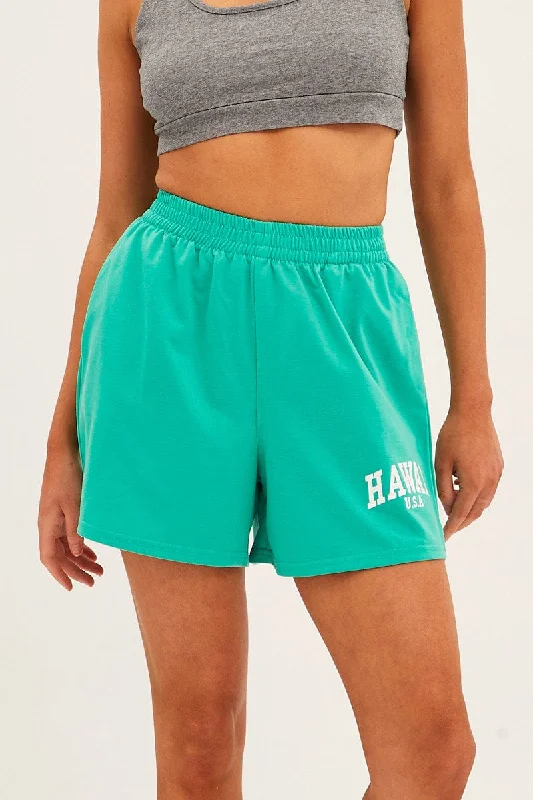 green-elastic-waist-biker-track-shorts-bt12757-f-3