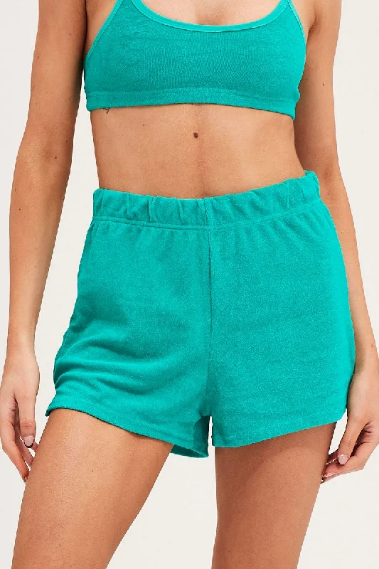 green-mini-shorts-high-rise-terry-bt5211x-84nb