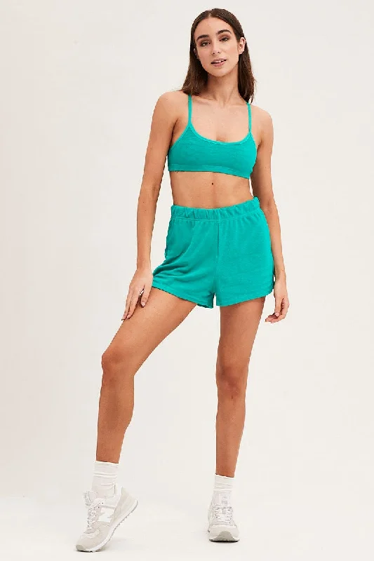 green-mini-shorts-high-rise-terry-bt5211x-84nb