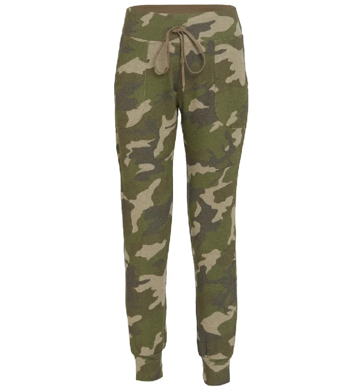 Hard Tail Pull-On Camo Joggers Gravel