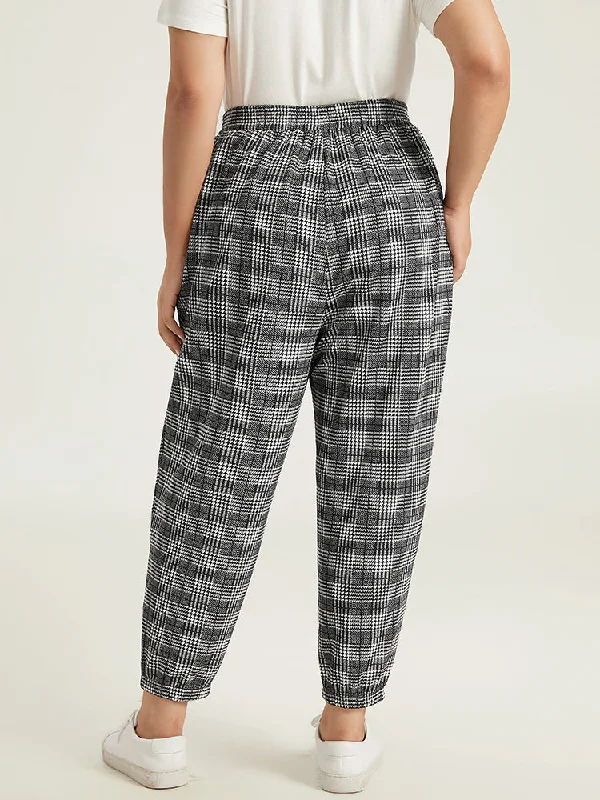 houndstooth-ties-elastic-waist-sweatpants