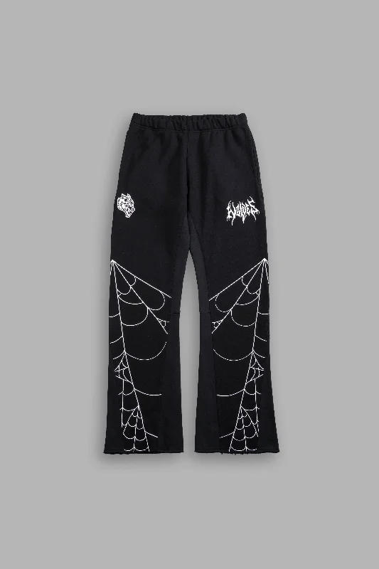 in-our-web-flare-sweat-pants-in-black