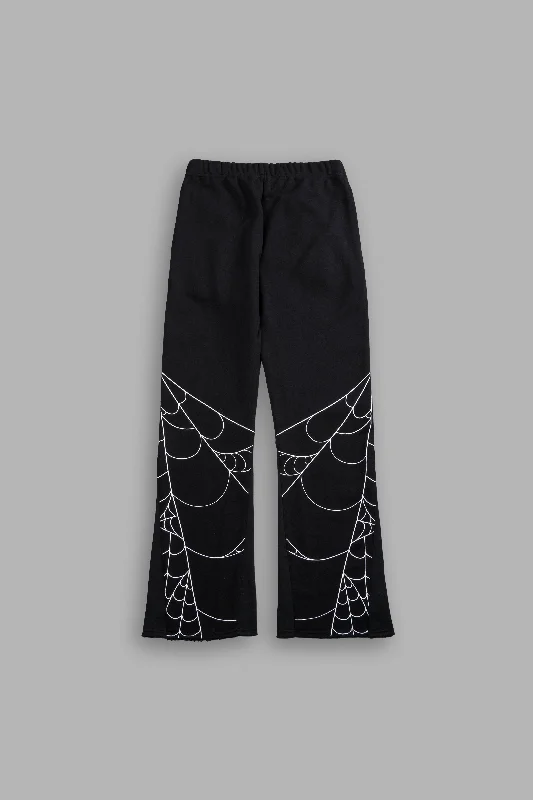 in-our-web-flare-sweat-pants-in-black