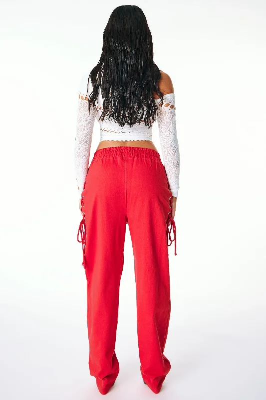 jaded-lace-up-lounge-pant-red