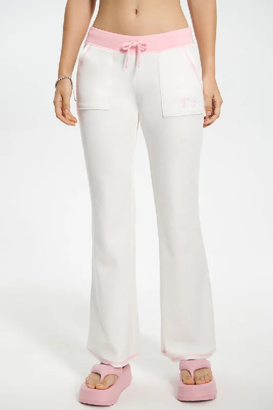 Sweetheart Cotton Velour Track Pants