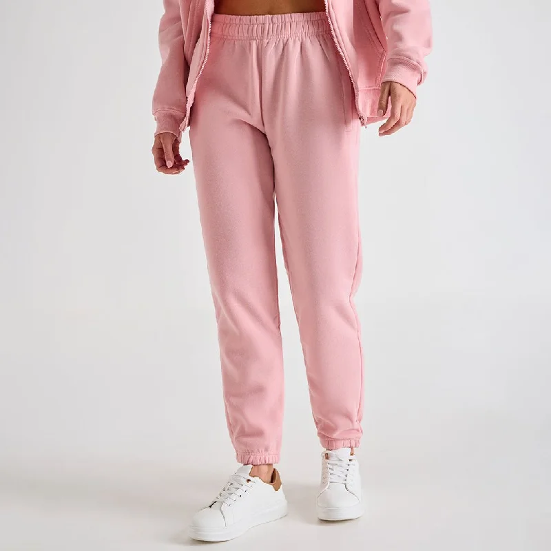 Ladies Pink Zip Pocket Jogger