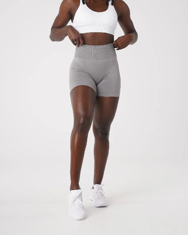 light-grey-solid-seamless-shorts