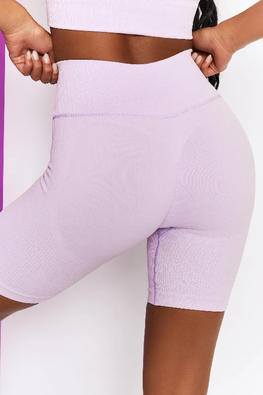 long-distance-ribbed-tie-front-cycling-shorts-lilac