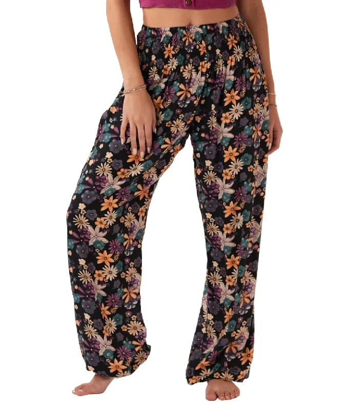 Lotus and Luna Harem Pants Black/Magenta