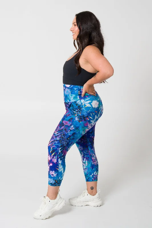 Mermaid Mafia Soft To Touch - Jogger Capris W/ Pockets