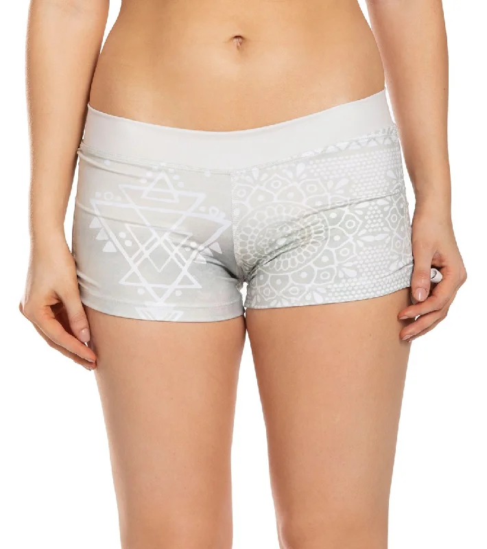 Mika Yoga Wear Lucia Printed Hot Yoga Shorts