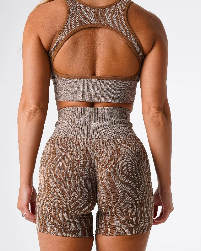 mocha-zebra-seamless-shorts