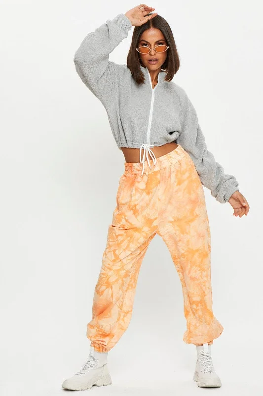 Multi Tie Dye Track Pants