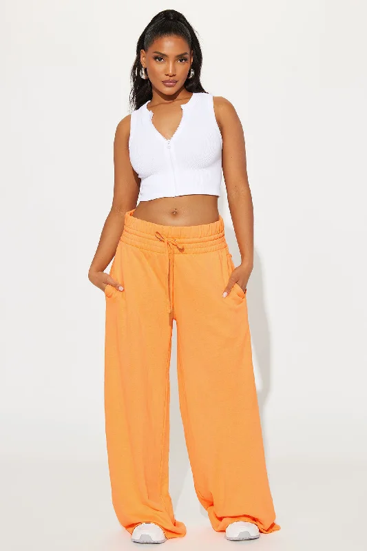 Off Duty Washed Lounge Pant - Orange