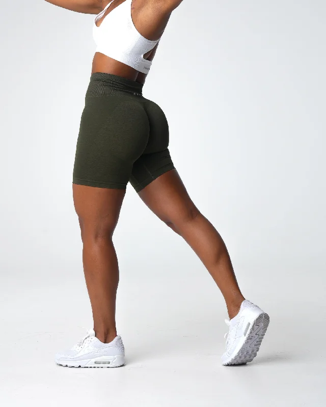 Olive Contour 2.0 Seamless Shorts