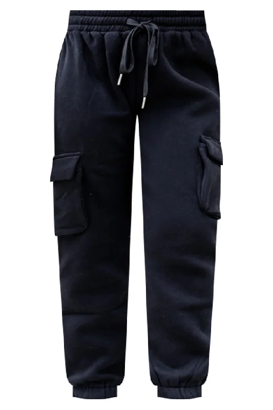 on-the-go-black-fleece-cargo-jogger