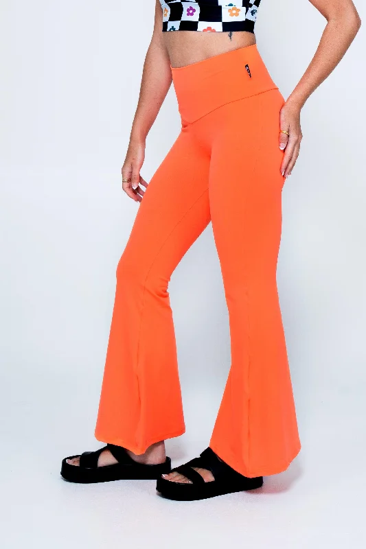 orange-comfy-cotton-high-waisted-bells