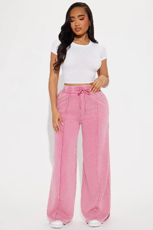 Pay No Attention Lounge Pant - Pink