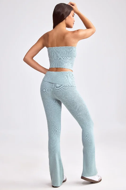 petite-knit-kick-flare-trousers-dusty-teal