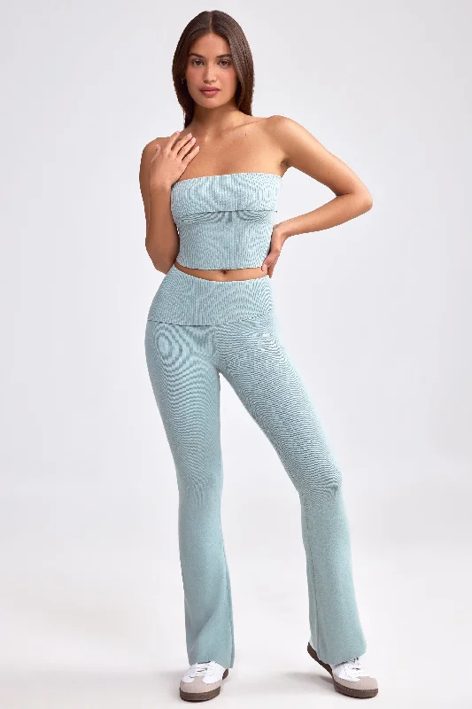 petite-knit-kick-flare-trousers-dusty-teal