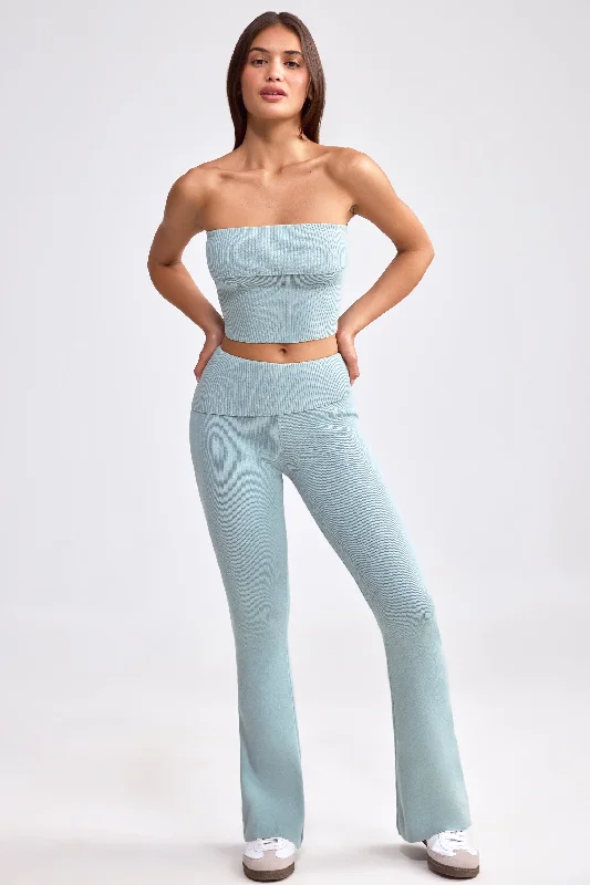 petite-knit-kick-flare-trousers-dusty-teal