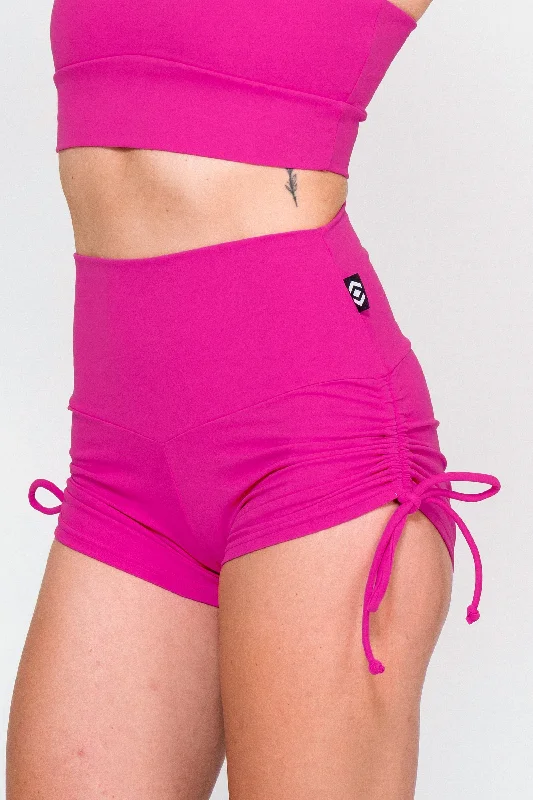 pink-body-contouring-high-waisted-tie-side-booty-shorts