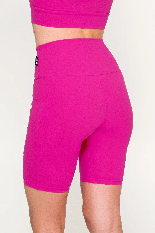 pink-body-contouring-panel-pocket-high-waisted-long-shorts