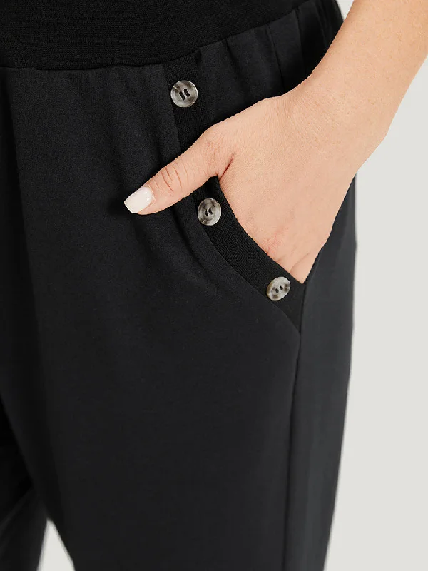 plain-pocket-button-detail-high-rise-sweatpants